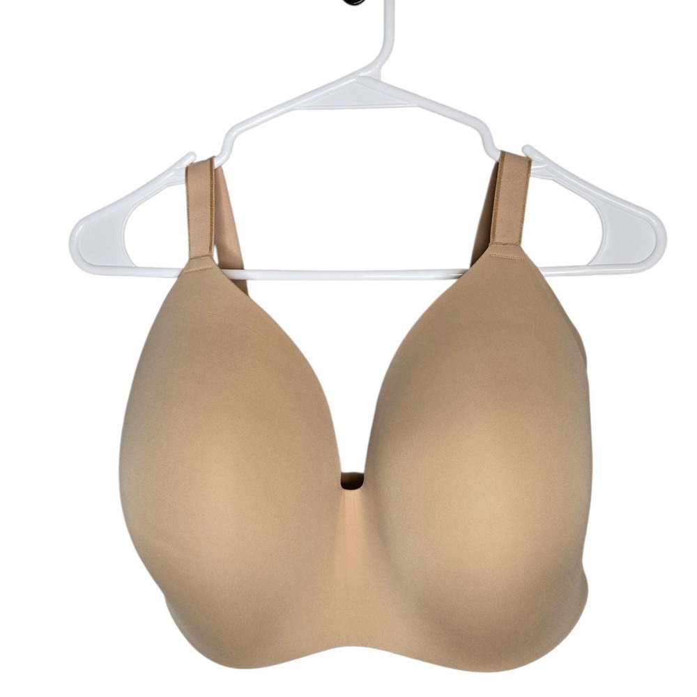 Knix Wireless Molded Bra‎ Nude Full Coverage 7++ 38DD 38E Seamless T Shirt Bra